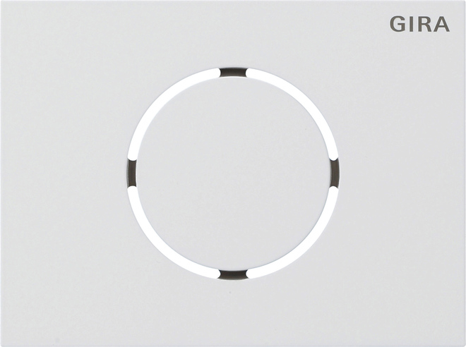 1St. Gira 5579902 Front Türstationsmodul System 106 Verkehrsweiß(lack.)