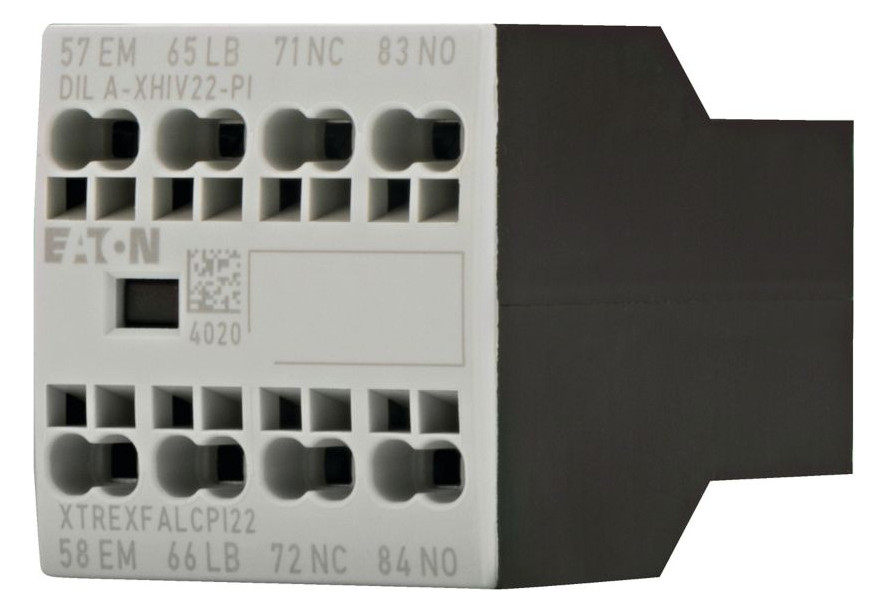 5St. Eaton DILA-XHIV22-PI Hilfsschalterbaustein, 4 -polig, Ith= 16 A
