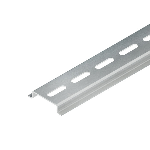 2m Tragschiene/Hutschiene verzinkt gelocht 2000x35x7,5 mm