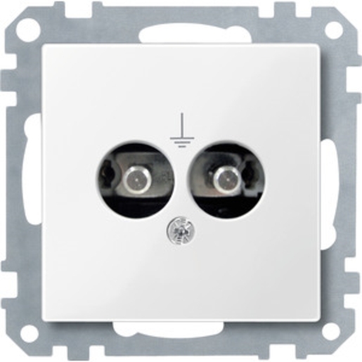 1St. Merten 290419 Potentialausgleich-Steckdosen-Einsatz, polarweiß glänzend, System M 1St. Merten 290419 Potentialausgleich-Steckdosen-Einsatz, polarweiß glänzend, System M...