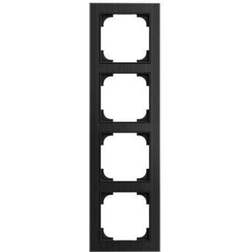1St. Busch-Jaeger 1724-4025 Rahmen 4-fach Glas schwarz 1St. Busch-Jaeger 1724-4025 Rahmen 4-fach Glas schwarz