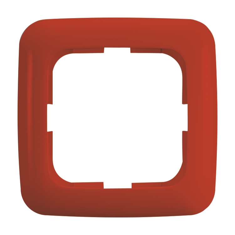 1St. Busch-Jaeger 2511-217-101 1-fach Rahmen Reflex SI rot RAL 3020