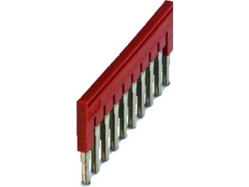 10St. Phoenix FBS 10-6 Steckbrücke Rastermaß: 6,2mm B=60,3mm Polzahl: 10 rot 3030271
