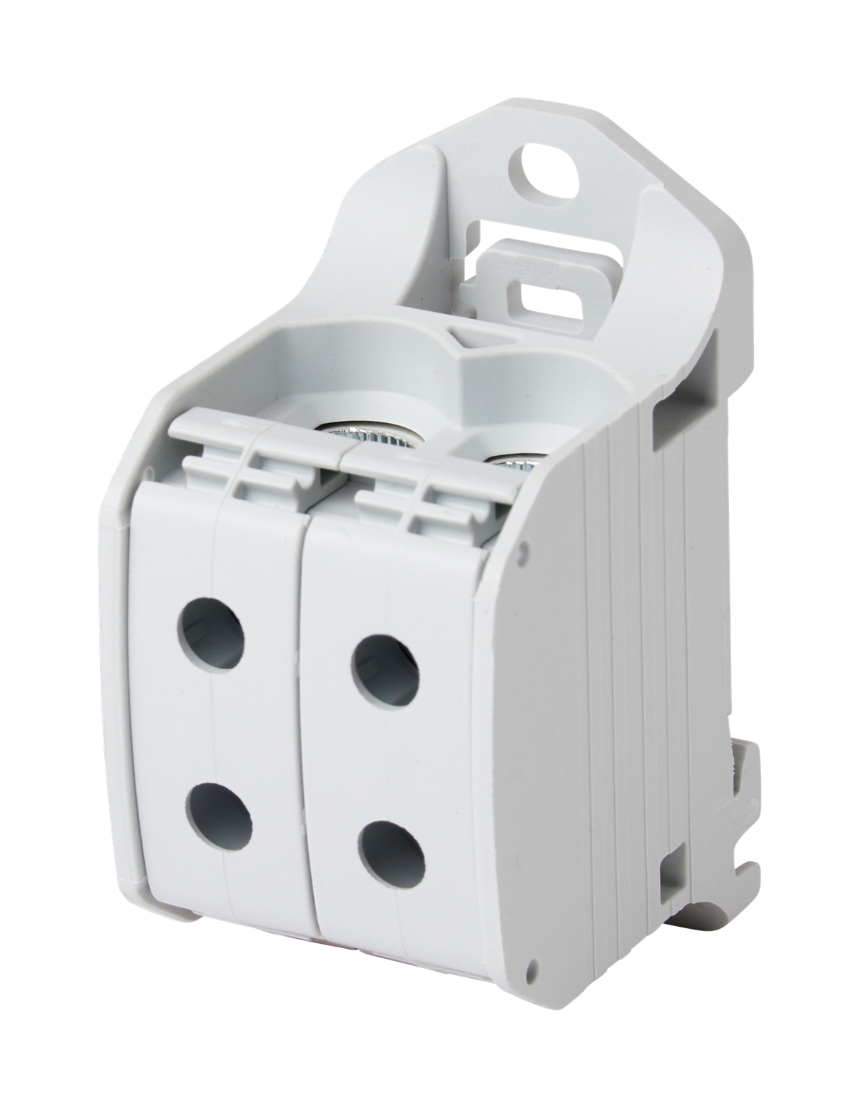 5St. F-Tronic RKA50-1-4gr Reihenklemme 50mm², 1polig, 4 Anschlüsse, grau, CU/AL, RKA50-1-4gr 7730058