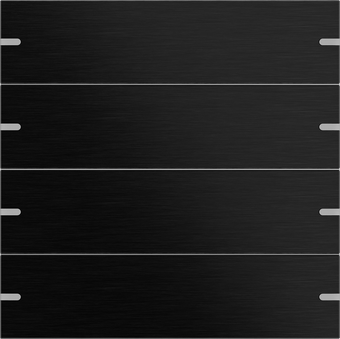 1St. Gira 5024126 Wippenset 4f Tastsens.4 TS4 Alum.Schwarz