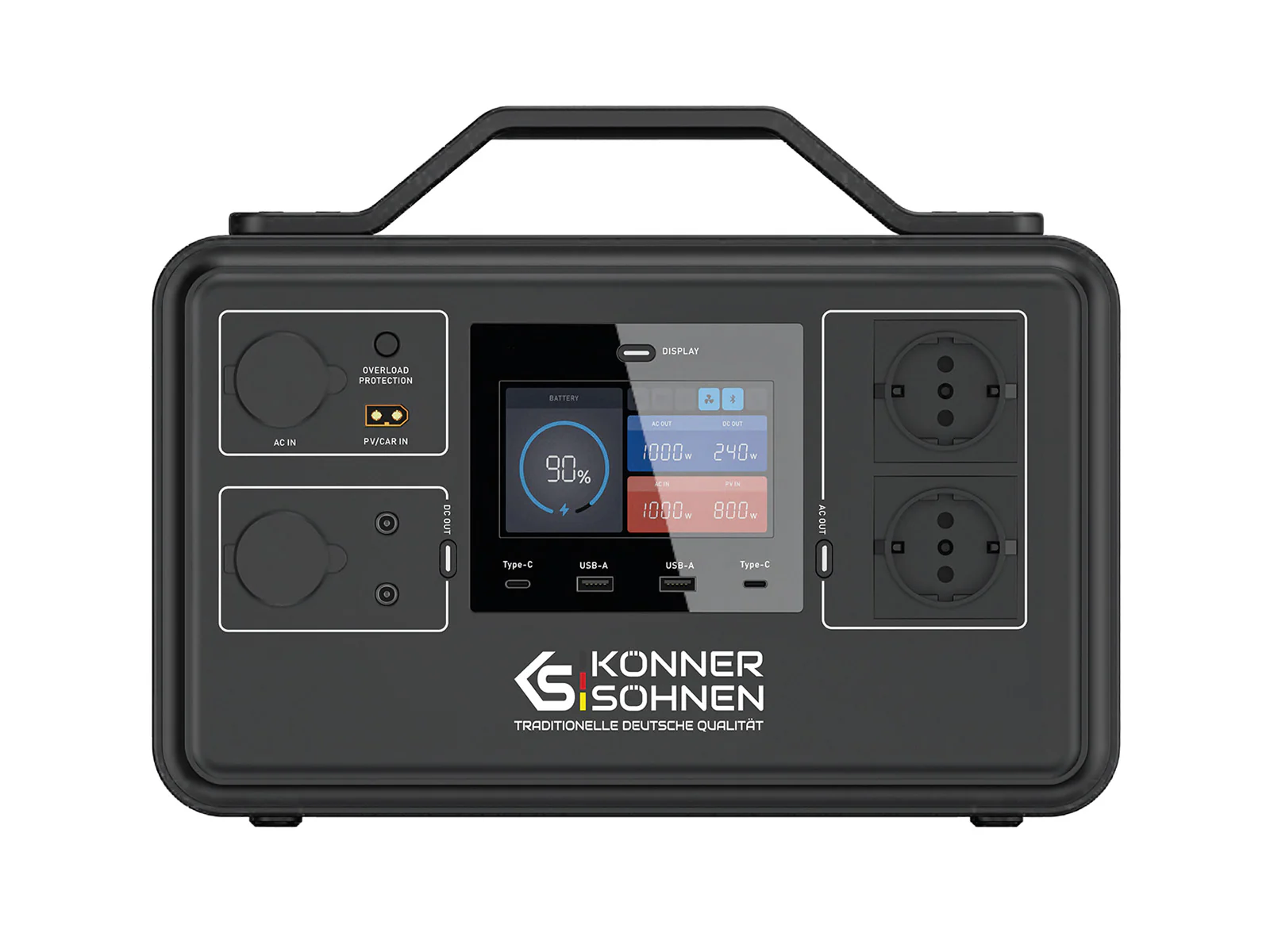 1St. Könner & Söhnen KS1200PS Tragbare Powerstation KS 1200PS 1St. Könner & Söhnen KS1200PS Tragbare Powerstation KS 1200PS