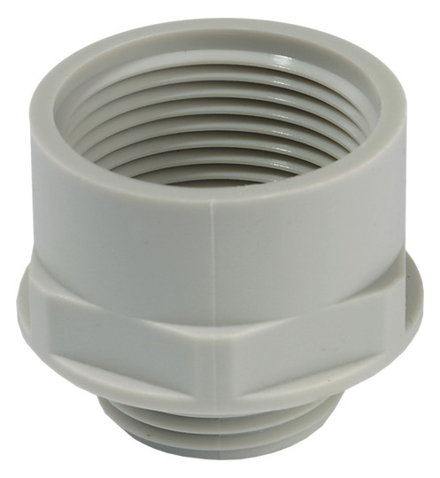 25St. Wiska 10063653 Kunststoffadapter PG9 APM 9/16 M16x1,5, RAL7035