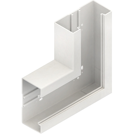 1St. Vertikaleck 90 , mit Bodenlochung, 133x66 mm, reinweiß BW1308.3 1St. Vertikaleck 90 , mit Bodenlochung, 133x66 mm, reinweiß BW1308.3