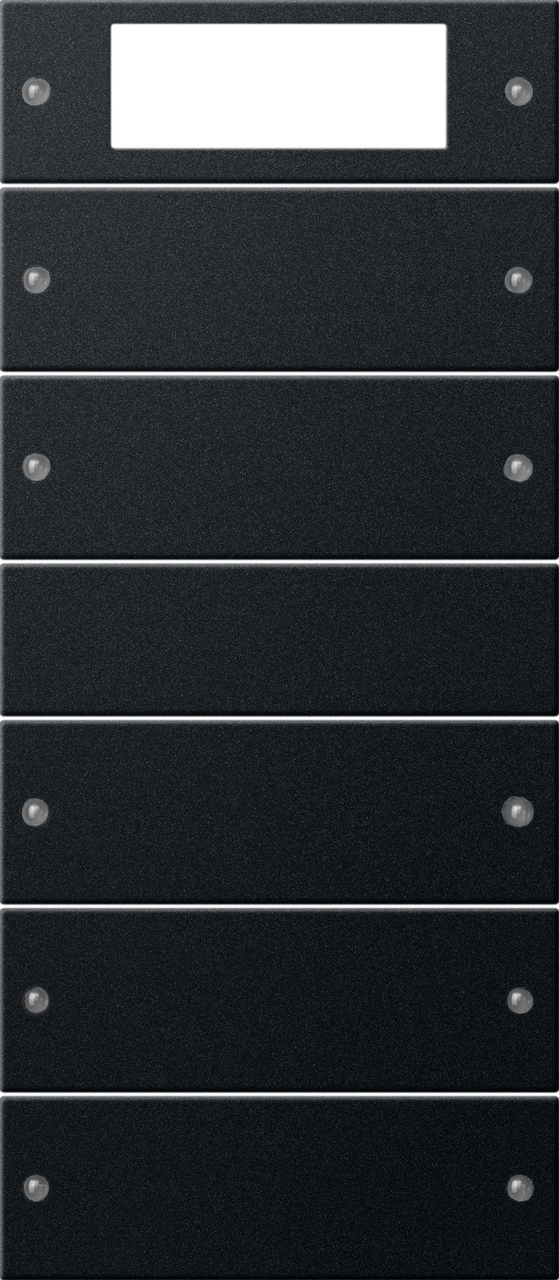 1St. Gira 2195005 Wippenset 5f Plus (2+3) System 55 Schwarz m(lack.)