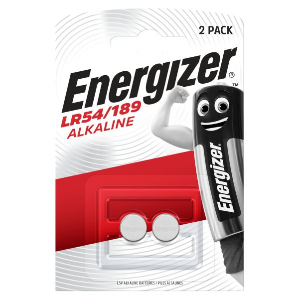 2St. Energizer 189 189 / LR54 Alkali Mangan 1,5 Volt