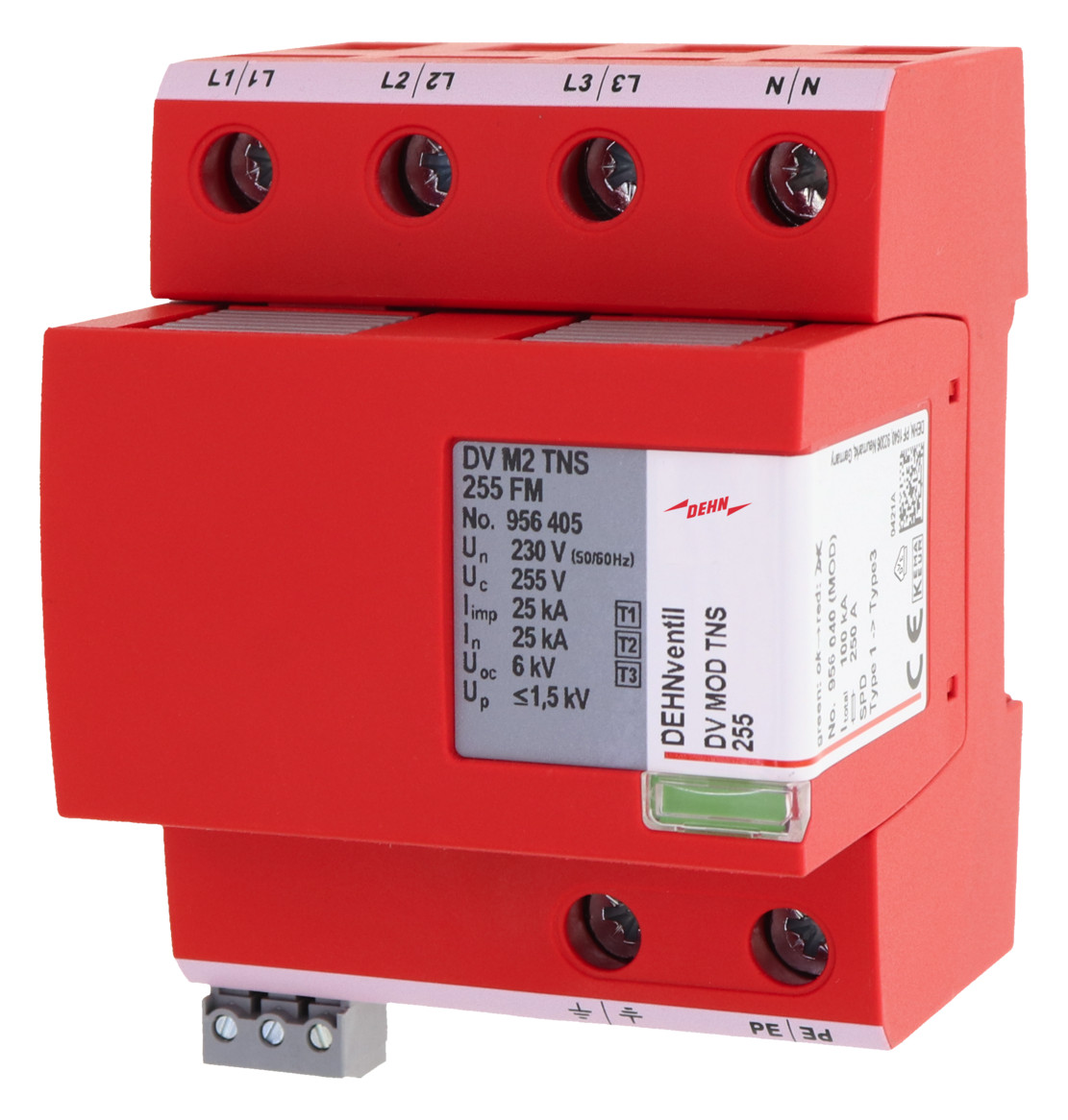 1St. Dehn 956405 Kombi-Ableiter Typ1+2+3 DEHNventil M2