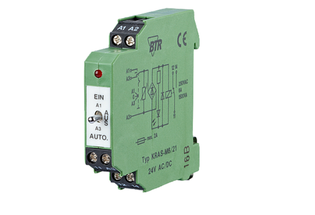 1St. BTR KRASM621 Koppelbaustein 24 V AC/DC - 1 Wechsler