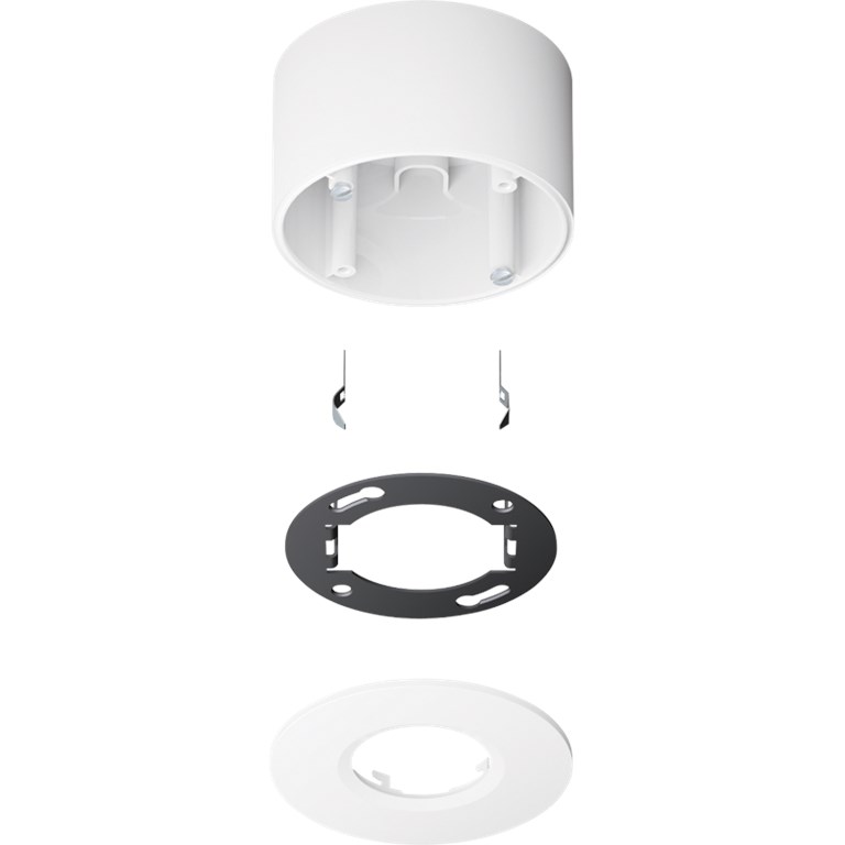 1St. Jung PMM-AP-SET-WW Aufputz-Set für Präsenzmelder Mini und Helligkeitsregler PMM-AP-SET-WW