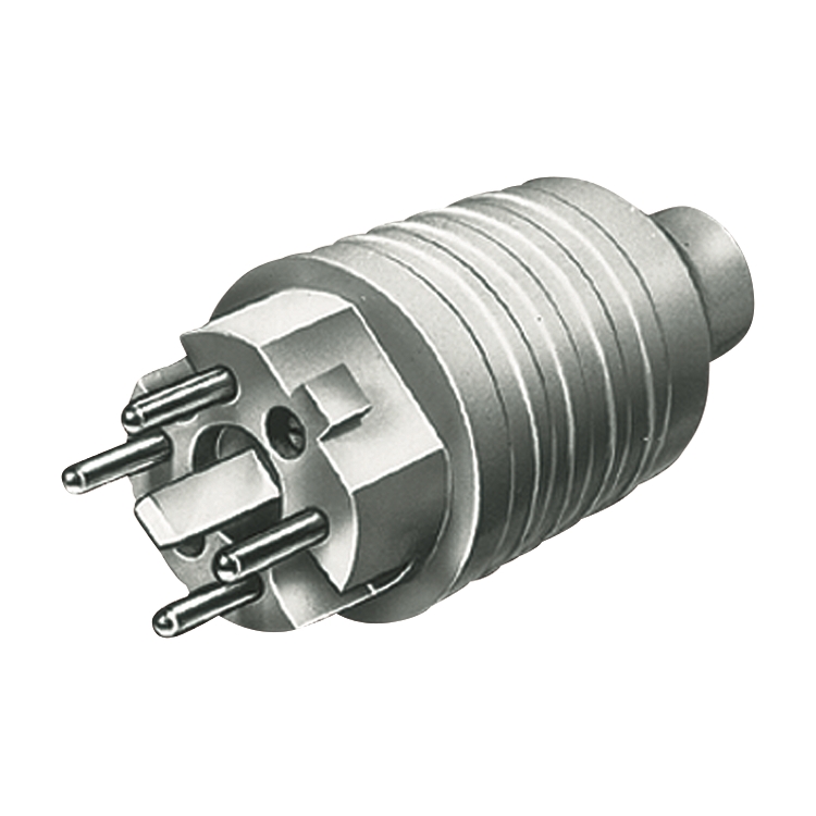 10St. Busch-Jaeger 2064 SPVC Stecker Alu-Druckguss/Sondergeräte grau RAL 7035