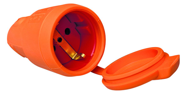 1St. Protec.class PGKO44 Gummikupplung orange IP44 16A