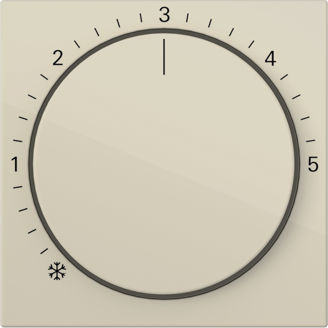 1St. Gira 270601 Abdeckung RTR System 55 Cremeweiß glänzend