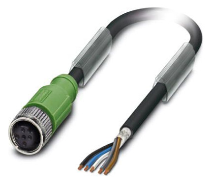 1St. Phoenix SAC-5P- 5,0-PUR/M12F Sensor-/Aktor-Kabel