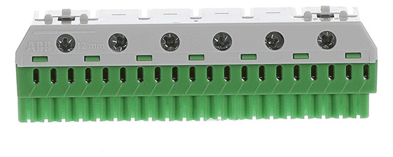 1St. Striebel & John ZK206G PE-Klemmenblock 20x4+6x25qmm Quick-Steckklemme 2CPX062762R9999