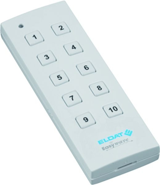 1St. Eldat RT34E5010-01-02K Handsender 10-Kanal, signalweiß RAL9003
