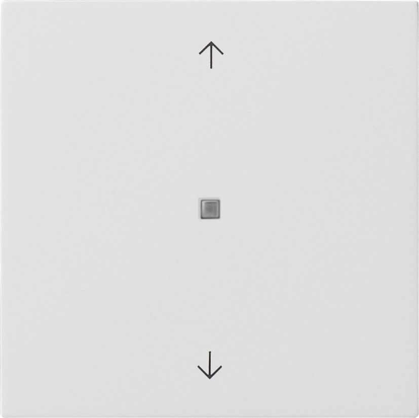 1St. Gira 5172112 KNX Taster Wippe 1f Pfeile Flächenschalter Reinweiß