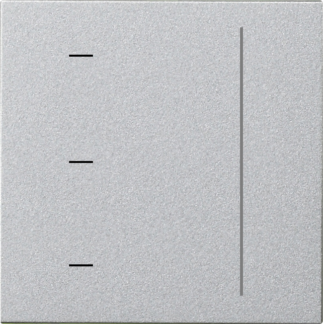 1St. Gira 536526 S3000 Touchaufsatz System 55 F Alu