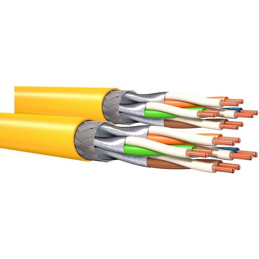 1m Kerpen Datacom MegaLine F10-130 S/F Datenleitung Cat.7A AWG22 Duplex (127,73EUR/m)