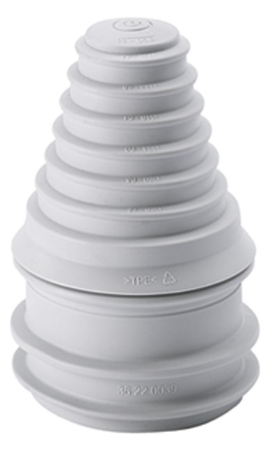 1St. Hensel KST 82 Stufenstutzen zu Mi FP 82, IP 54, Ø 30-72 mm 36001022 KST82