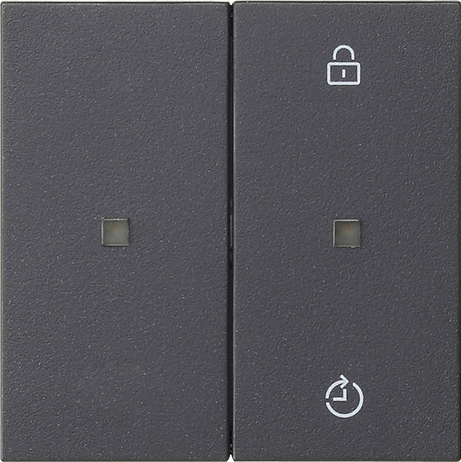 1St. Gira 549328 Gira eNet Funk Bedienaufs. Memory System 55 Anthrazit