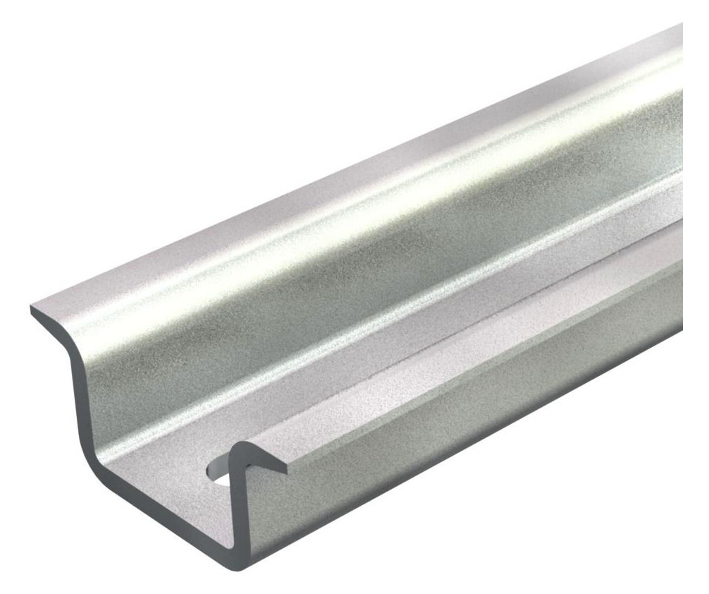 2m OBO Bettermann 1115596 Hutschiene gelocht, 2,25mm Stärke 2000x35x15, St, GTP 2069 15 2.2 GTPL