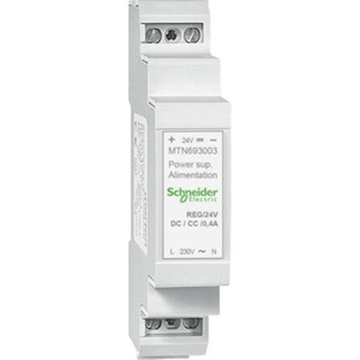 1St. Schneider Electric MTN693003 Spannungsversorgung REG, DC 24 V/0,4 A, lichtgrau