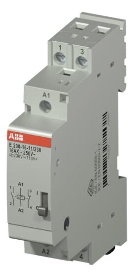 1St. ABB E290-16-11/230 Stromstoßschalter 1NC+1NO