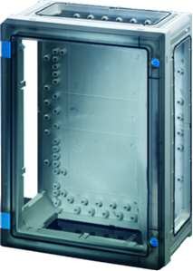 1St. Hensel FP 0210 ENYSTAR-Leergehäuse, Einbaumaße 216x306x136mm, transparenter Tür 68000198 FP0210