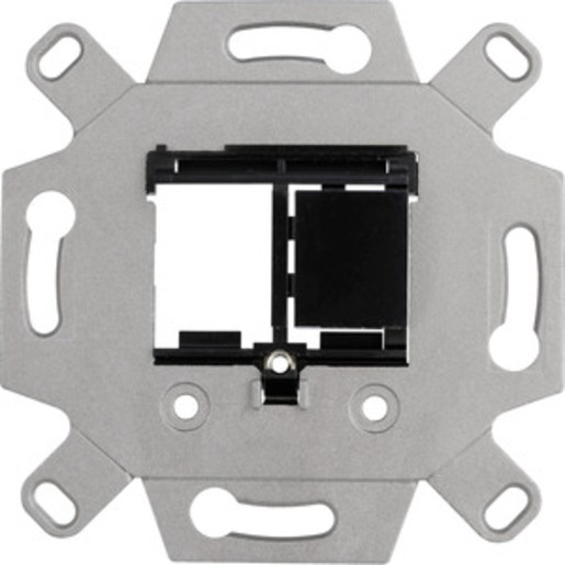 1St. Merten MEG4580-0001 UP-Montageadapter für Keystone-Module 2-fach, schwarz
