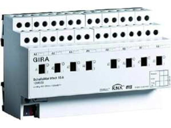 1St. Gira 100600 Schaltaktor 8fach 16 A KNX EIB REG
