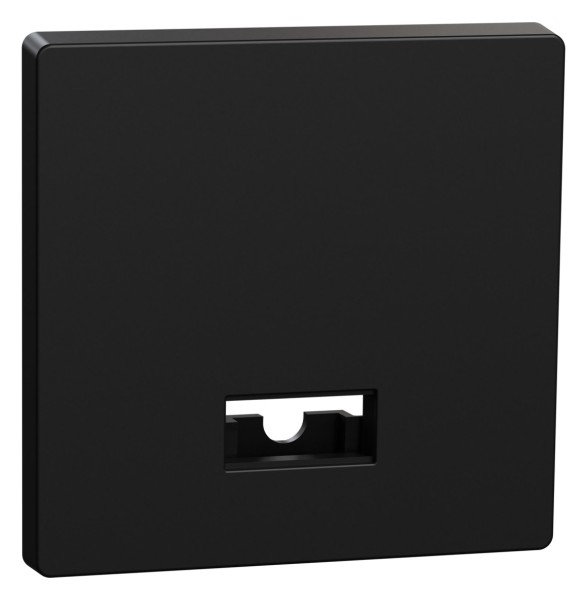 1St. Merten MEG3350-0403 Wippe mit rechteckigem Symbolfenster, schwarz matt, System M Ocean Plastic