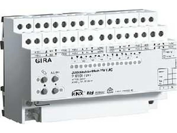 1St. Gira 216100 Jalousieaktor 8fach 230V AC KNX EIB REG