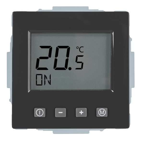 1St. Halmburger 6929 ERD-62 (ant/BJ) Raumtemperaturregler 230 V u.P. Digital ohne Uhr anthrazit glänzend