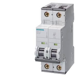 1St. Siemens 5SY4210-7 Leitungsschutzschalter 400V 10kA, 2-poli