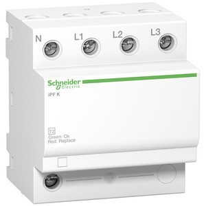 1St. Schneider Electric A9L15688 Überspannungsableiter iPF K 40, Typ 2, 3P+N, Imax 40kA, In 15kA, TT & TN-S