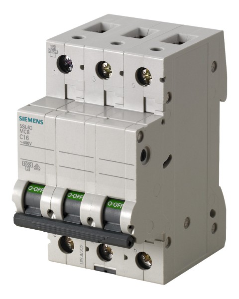 1St. Siemens 5SL6320-7 Leitungsschutzschalter 400V 6kA, 3-polig
