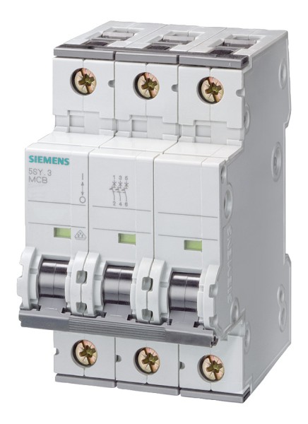 1St. Siemens 5SY6310-6 Leitungsschutzschalter 400V 6kA, 3-polig