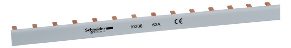 1St. Schneider Electric 10400 Phasenschiene Stift, 3P, 11 TE, 63A, ablängbar