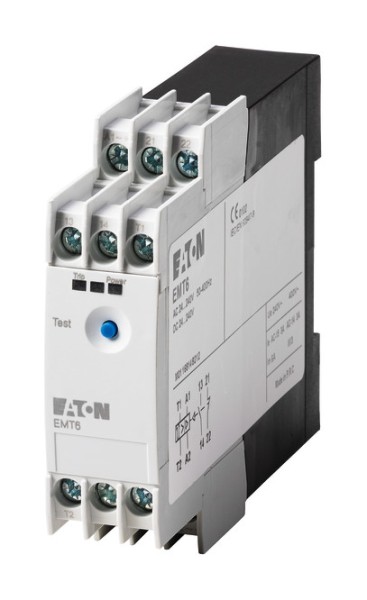 1St. Eaton 066400 Thermistor-Maschinenschutzrelais, 1 Schließer + 1 Öffner, 230 V 50/60 Hz, ohne Wiedereinschaltsperre EMT6(230V)