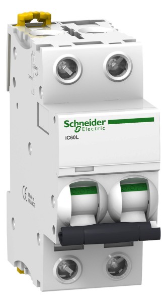 6St. Schneider Electric A9F95263 Leitungsschutzschalter iC60L, 2P, 63A, K-Charakteristik, 15kA