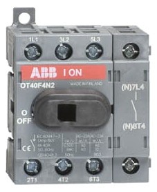 1St. ABB OT40F4N2 Lasttrennschalter 4-polig 40A m