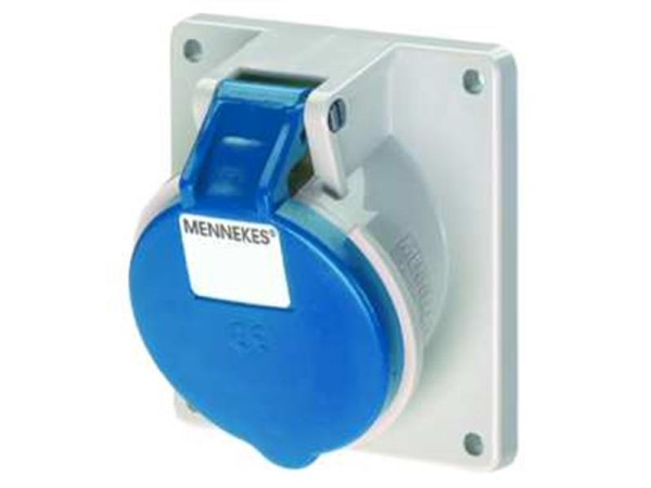 1St. Mennekes 1632 Anbaudose TwinCONTACT 16A3p6h230V IP44 1 Phasen 16 Ampere