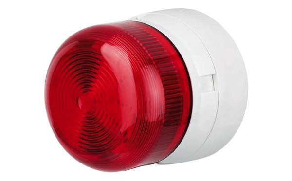 1St. Ei Electronics SAB300R Blitzleuchte (Kalottenfarbe rot) zur optischen Signalisierung, 230V AC SAB300 rot