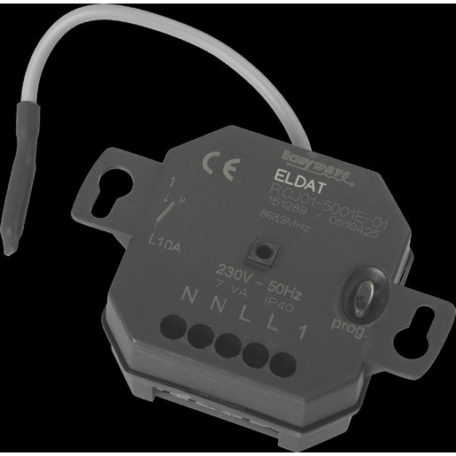 1St. Eldat RCJ01E5001-01-23K Unterputz-Empfänger Easywave 868 MHz 1-Kanal 230V