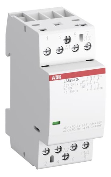 1St. ABB ESB25-40N-06 Installationsschütz 4S/0Ö, 230-240 V AC/DC 1SAE231111R0640