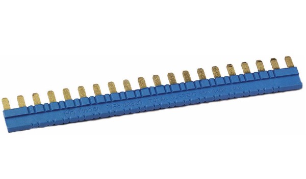 1St. Finder 09320 Verbindungsbrücke, blau, 20-polig, max. 36 A, für Fassungen 93.01/93.51 093.20